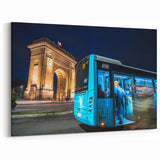 Urban Architectural Wall Art - Illuminated City Arch Print