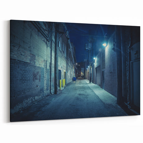 Urban Scenery Wall Art – Dark Cityscape Photography Prints on Canvas