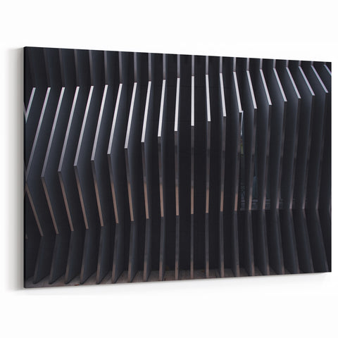 Urban Architectural Wall Art – Modern Geometric Cityscape Print
