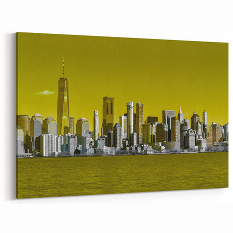 Urban Skyline Canvas Prints – Vibrant Metropolitan Photography Art