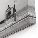 Urban Landscape Photography Decor – Street Musician Wall Art