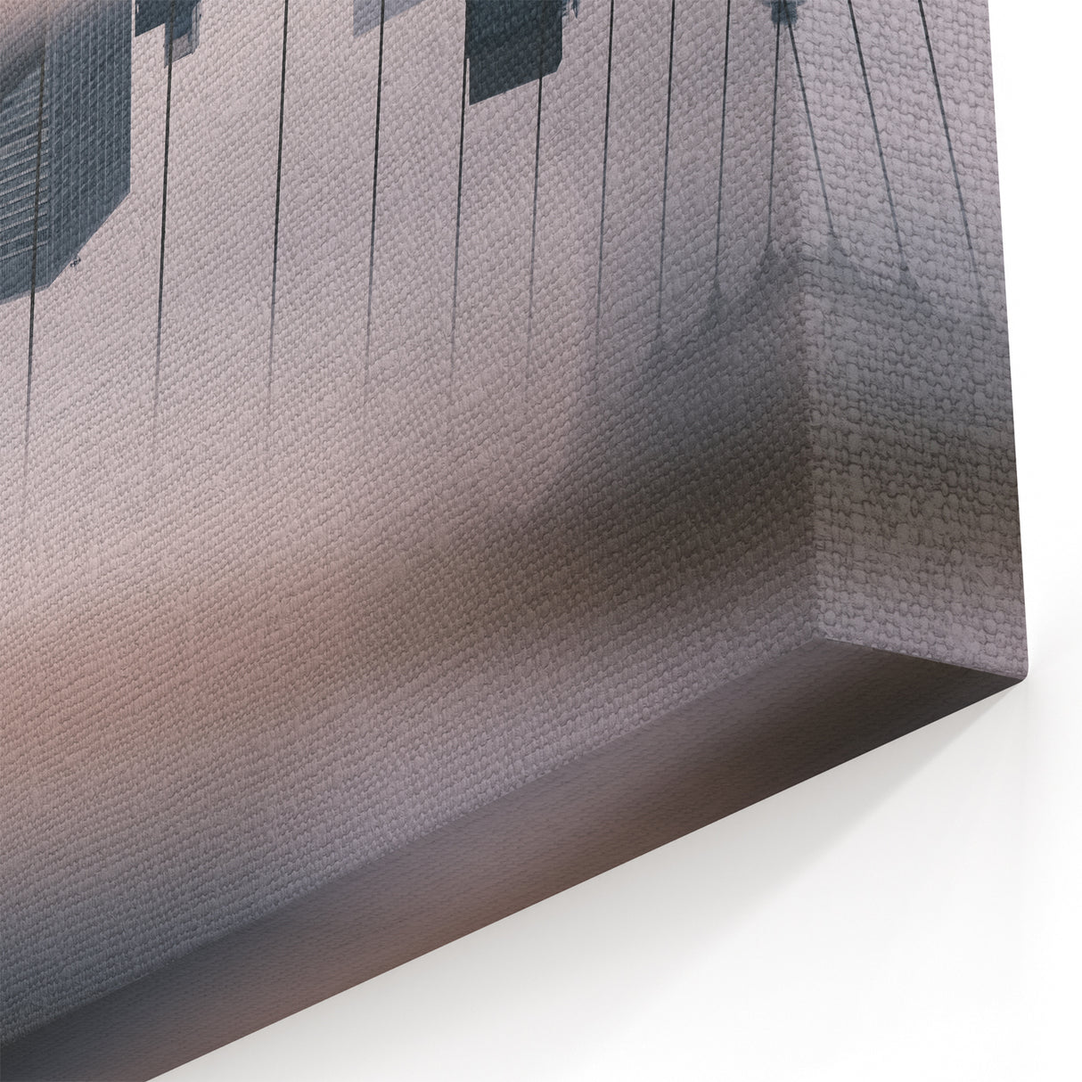 Urban Landscape Photography Decor – Reflective City Skyline Art