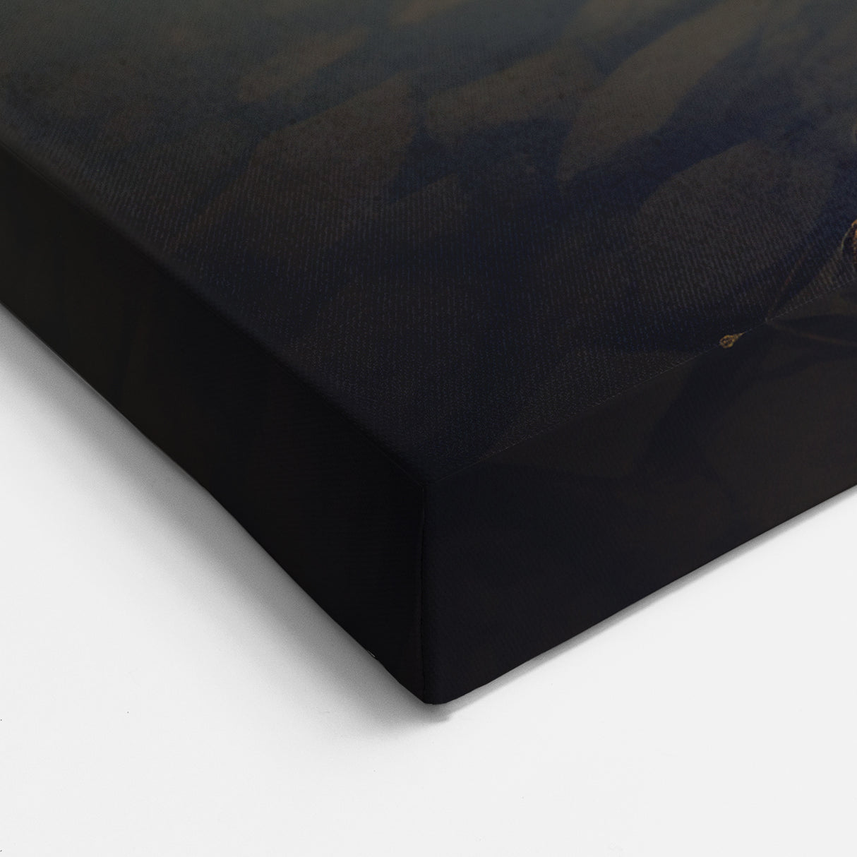 Abstract Minimalist Landscape Paintings – Golden Horizon Rock Path