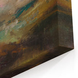 Abstract Minimalist Landscape Paintings – Earthy Textured Nature Art