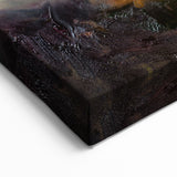 Abstract Minimalist Landscape Paintings – Earthy Textured Nature Art