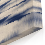 Minimalist Mountain Wall Art – Navy Blue Abstract Horizon Print