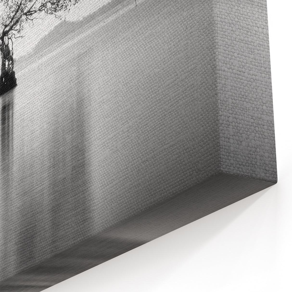 Minimalist Mountain Wall Art – Tree Reflections in Calm Waters