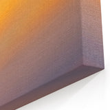 Abstract Minimalist Landscape Paintings – Birds in Sunset Gradient Sky