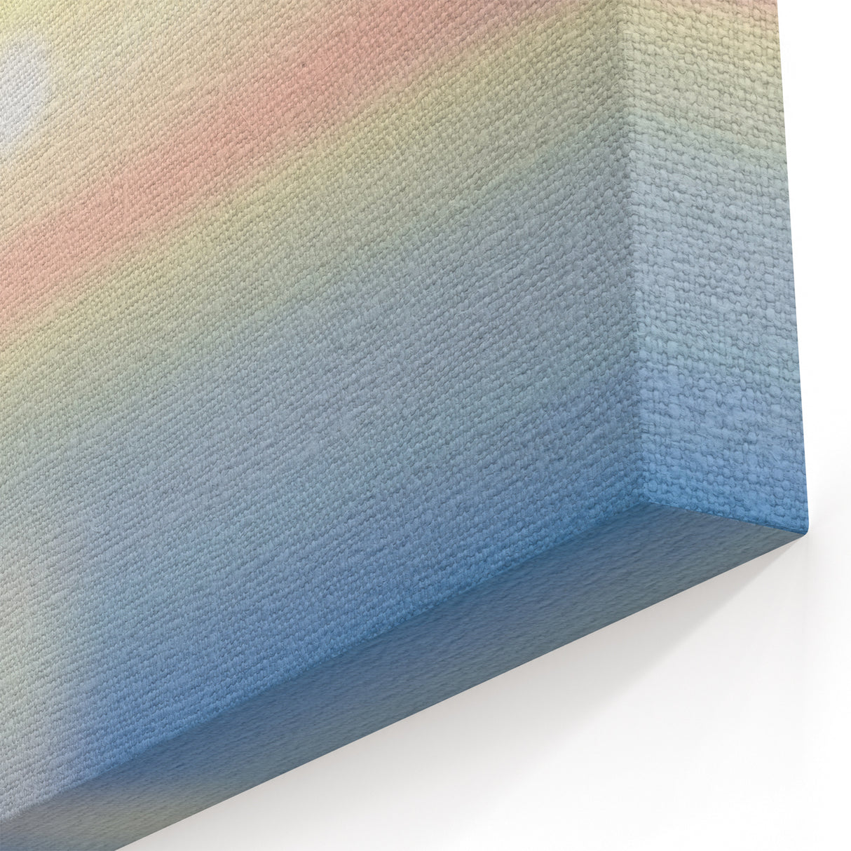 Minimalist Coastal Landscape Art – Pastel Ocean Sunrise Serenity