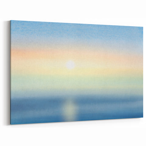 Black and White Minimalist Landscapes – Soft Coastal Horizon Glow