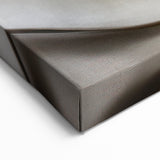 Sculpted Waves – Silver Fluid Abstract Wall Art in Soft Tones