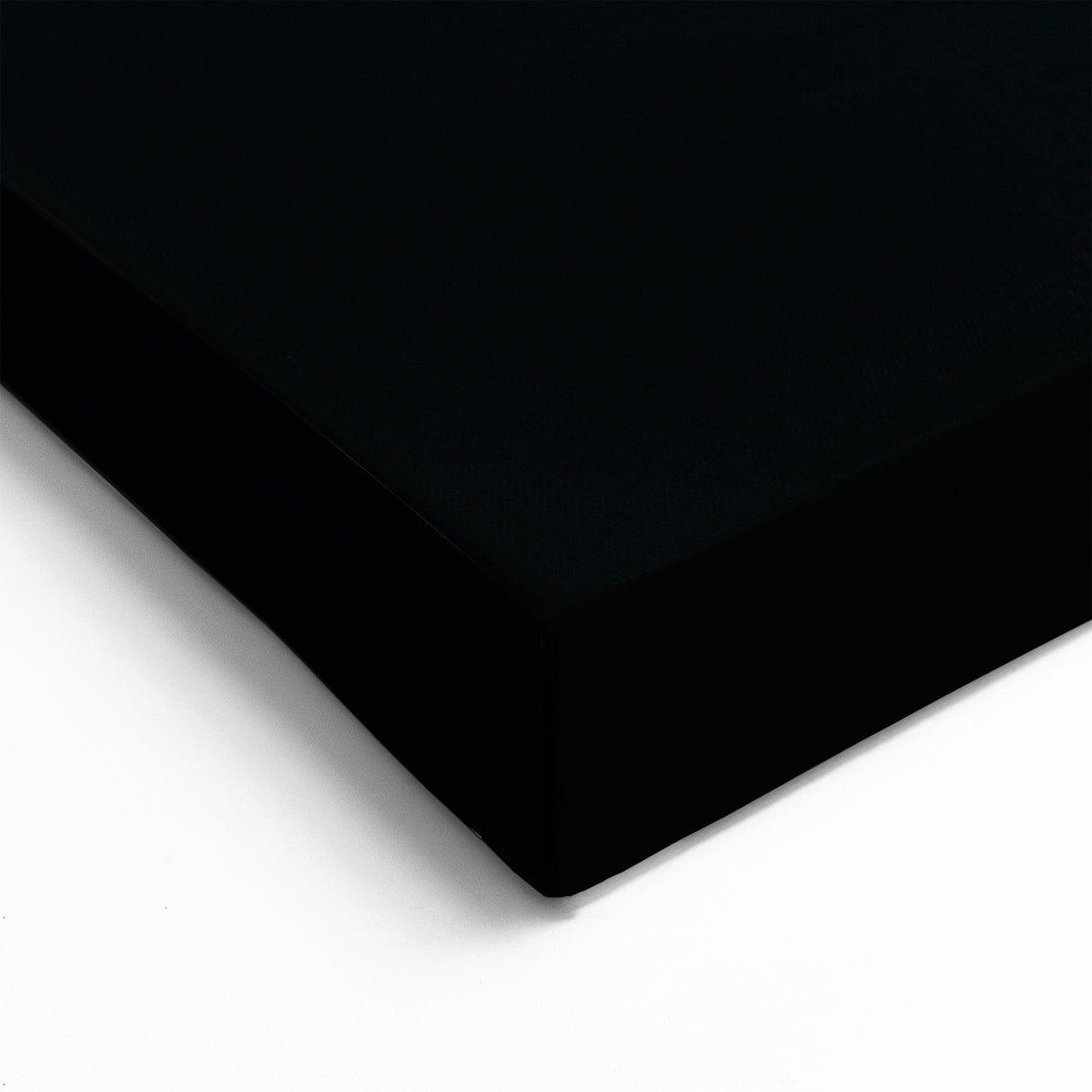Minimalist Coastal Landscape Art – Dark Ocean Glow at Sunset