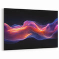 Celestial Drift – Fluid Abstract Wall Art with Fiery Motion