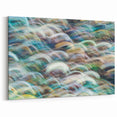 Aqua Resonance – Abstract Fluid Canvas Art with Teal and Gold