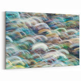 Aqua Resonance – Abstract Fluid Canvas Art with Teal and Gold