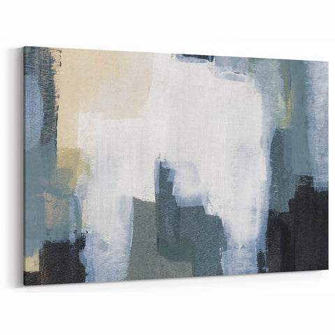 Contemporary Canvas Art – Textured Minimalist Earth Tone Painting