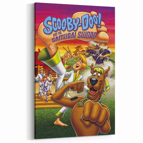 2000s Vintage Movie Posters - Scooby-Doo Samurai Sword Wall Art