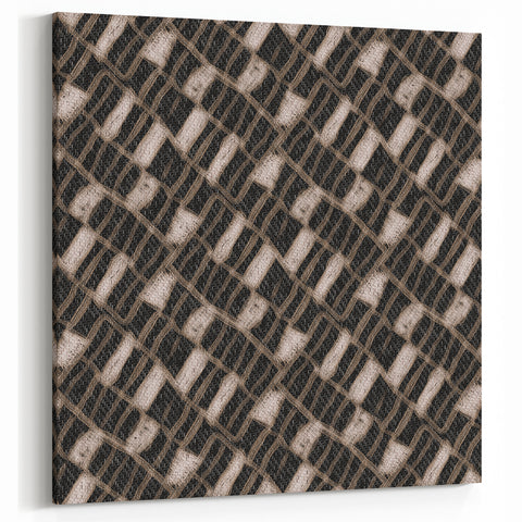 Minimalist Wall Decor – Geometric Earth Tone Abstract Art Print