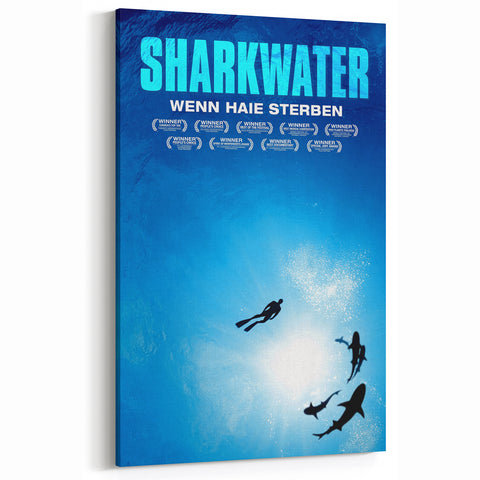 2000s Vintage Movie Posters - Sharkwater Documentary Wall Art