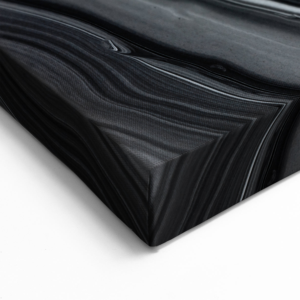 Modern Fluid Art Prints - Fluid Abstract Wall Art in Monochrome Style