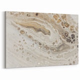 Modern Fluid Art Prints - Neutral Abstract Fluid Canvas Art Decor