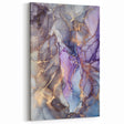 Fluid Acrylic Wall Decor - Violet Abstract Fluid Canvas Art Prints