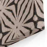 Earthen Harmony Abstracts - Neutral Star Pattern Abstract Wall Art