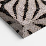 Earthen Harmony Abstracts - Neutral Star Pattern Abstract Wall Art