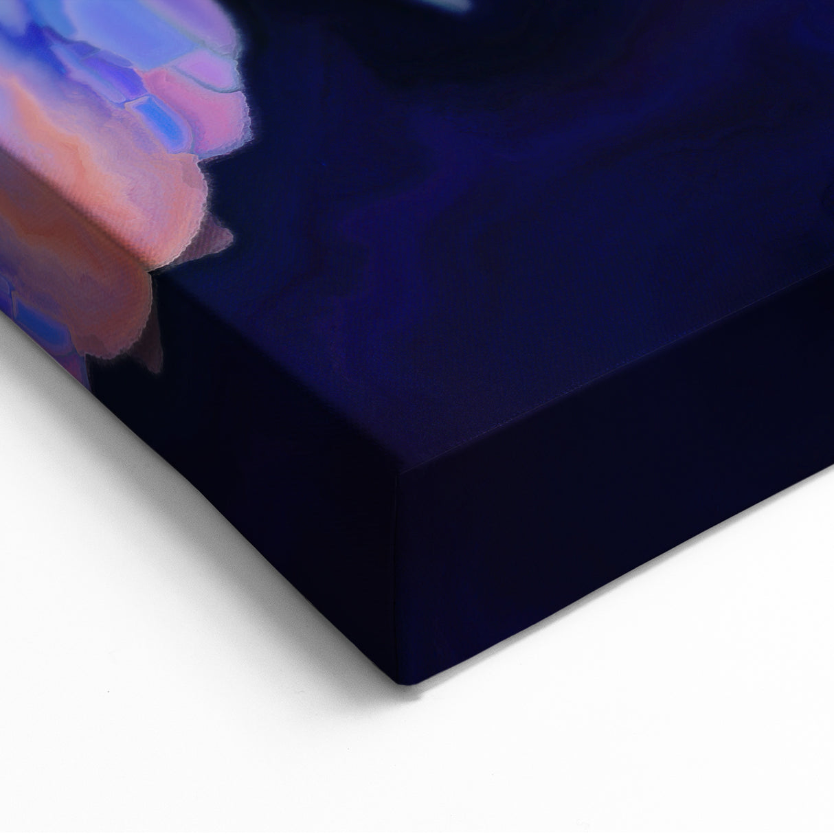 Abstract Fluid Canvas Art - Contemporary Fluid Art Pieces in Purple