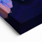 Abstract Fluid Canvas Art - Contemporary Fluid Art Pieces in Purple