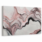 Fluid Abstract Wall Art - Contemporary Fluid Art Pieces in Blue & Gold