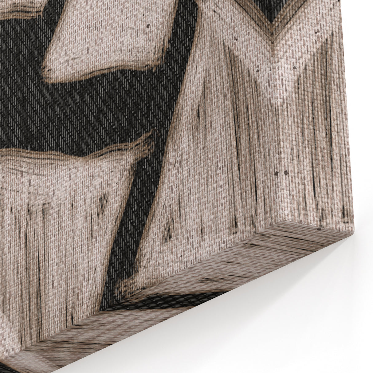 Earthen Harmony Abstracts - Geometric Triangular Abstract Art
