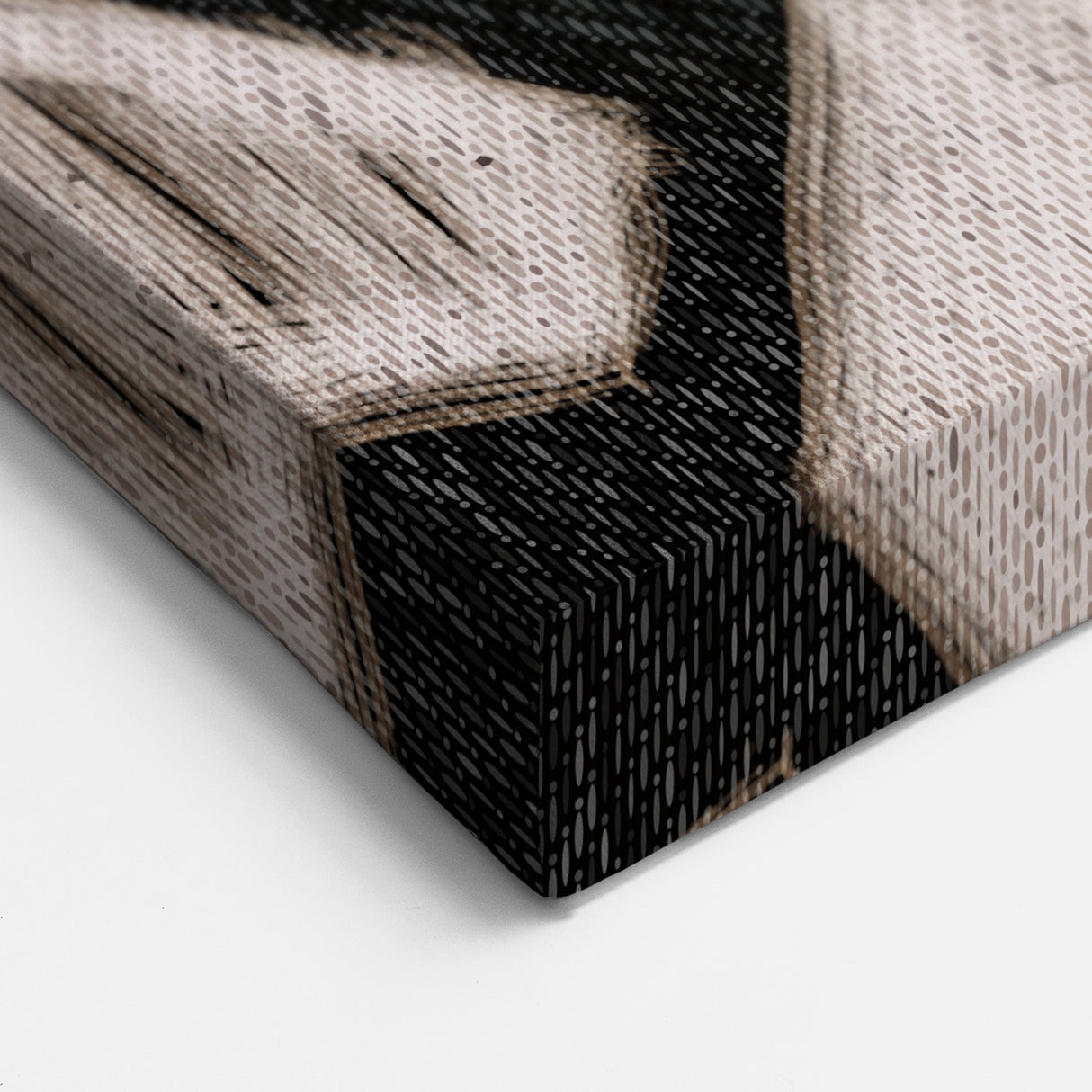 Earthen Harmony Abstracts - Geometric Triangular Abstract Art