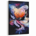 Modern Fluid Art Prints in Purple and Peach - Fluid Abstract Wall Art