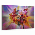 Fluid Art Paintings for Walls in Multicolor Hues - Modern Fluid Art Prints