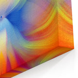 Fluid Abstract Art Collection in Rainbow Tones - Fluid Art Paintings for Walls