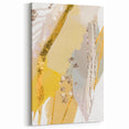 Earthen Harmony Abstracts - Elegant Gold and Yellow Abstract Art