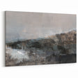 Earthen Harmony Abstracts - Tranquil Landscape Abstract Art in Gray
