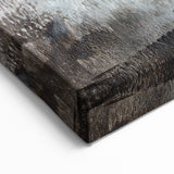 Earthen Harmony Abstracts - Tranquil Landscape Abstract Art in Gray