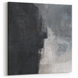 Earthen Harmony Abstracts - Abstract Face Silhouette Art in Black and Gray
