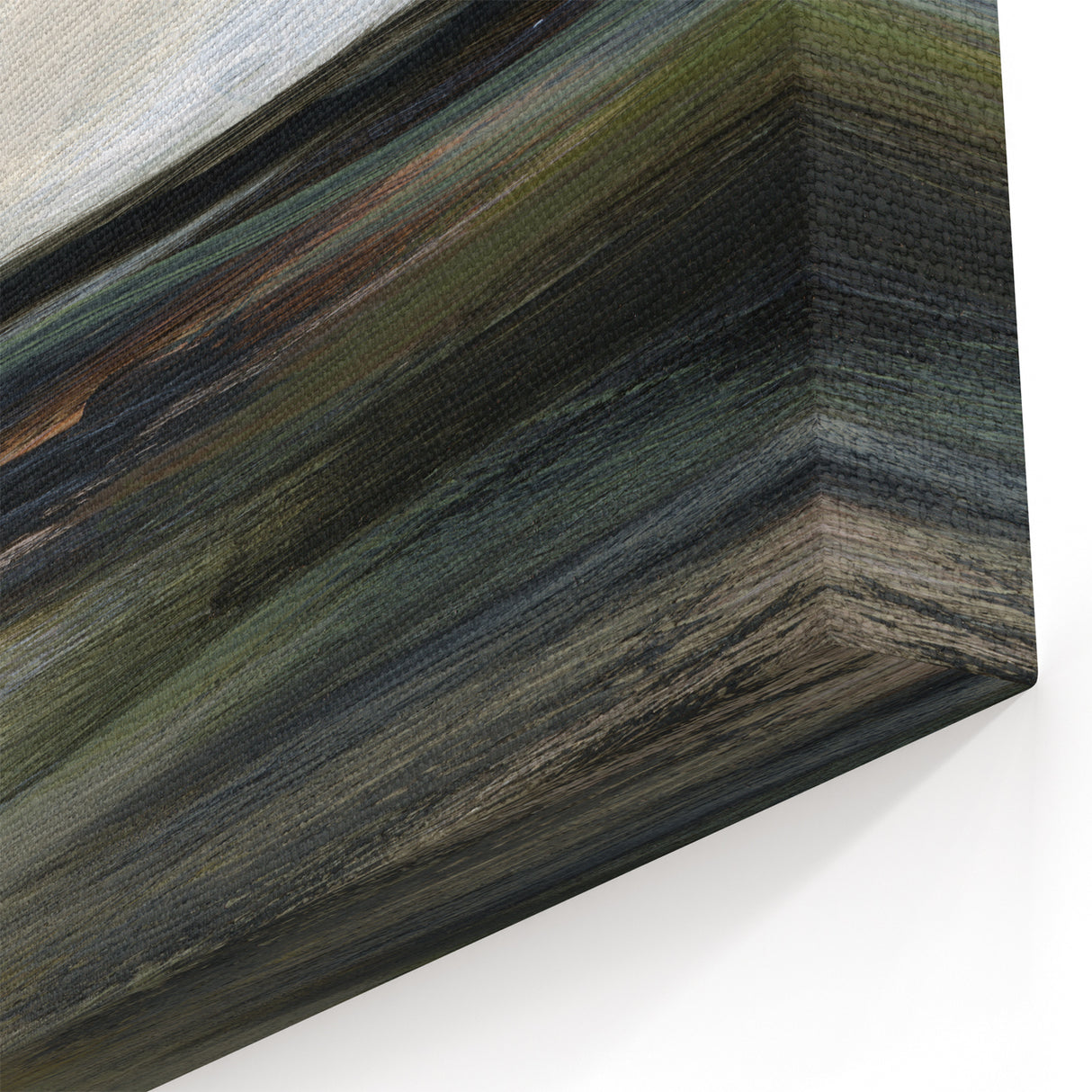 Earthen Harmony Abstracts - Serene Landscape Abstract Art in Earth Tones