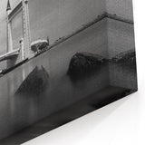 Modern urban landscape art – Striking architectural bridge print