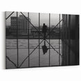 Metropolitan photography art – Reflective modern city silhouette
