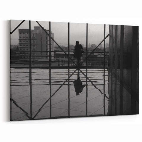 Metropolitan photography art – Reflective modern city silhouette