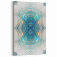 Fluid Acrylic Wall Decor – Oceanic Teal Modern Fluid Art Prints