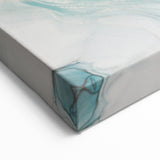 Fluid Acrylic Wall Decor – Oceanic Teal Modern Fluid Art Prints