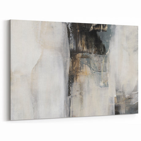 Earthen Harmony Abstracts - Contemporary Canvas Art in Neutral Tones