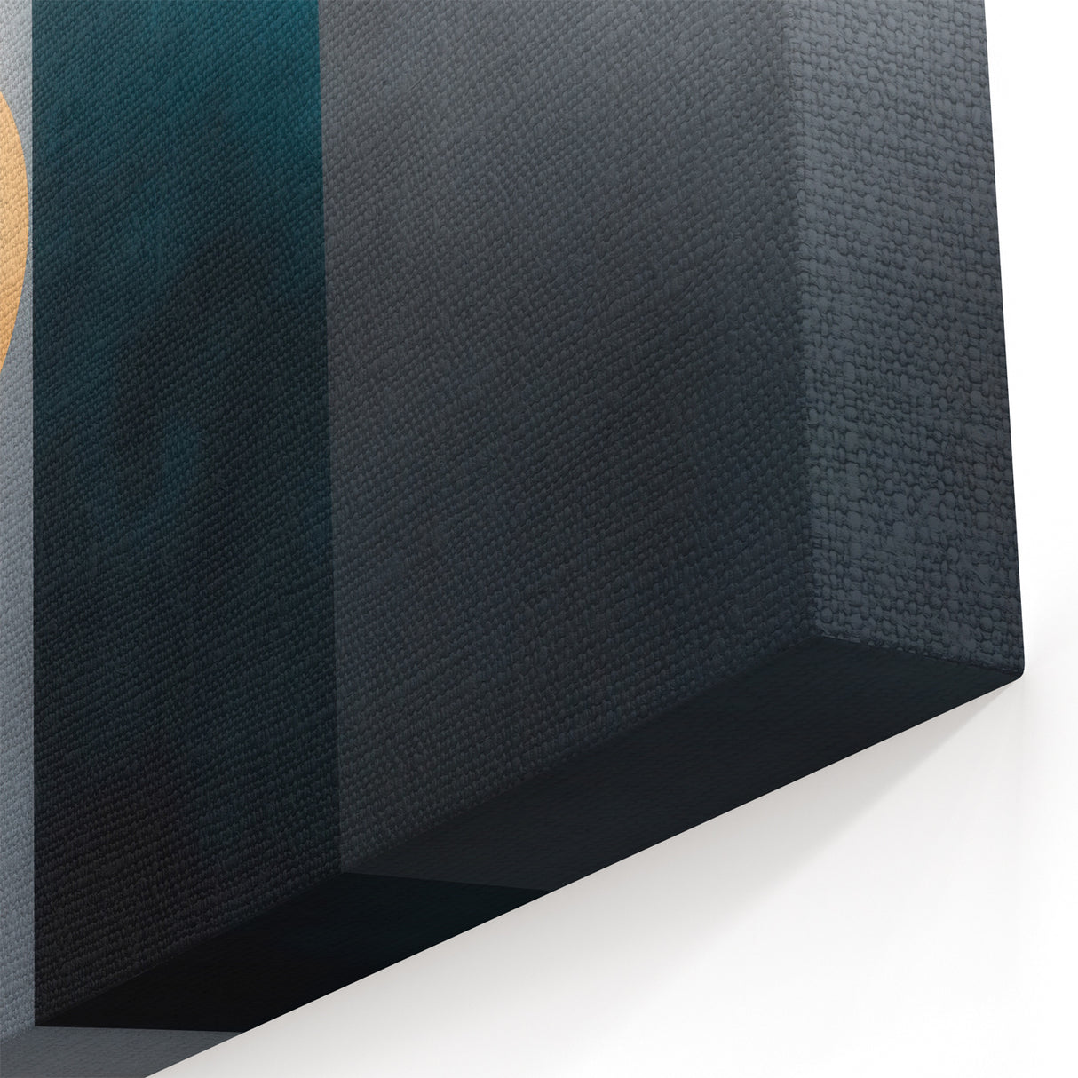 Color Block Abstract Wall Art – Modern Sunset Glow Illustration