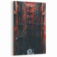 Cityscape Photography Prints – Red Brick Urban Courtyard Wall Art