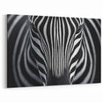 High Contrast Abstract Paintings – Zebra-Inspired Monochrome Art